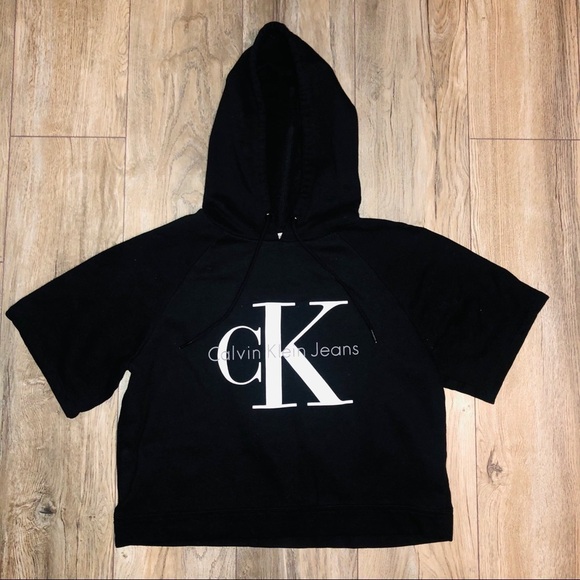 Calvin Klein Jeans Tops - COPY - Calvin Klein Jeans Short Sleeve Sweatshirt/Hoodie
